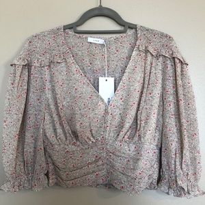 LUSH Floral Crop Top